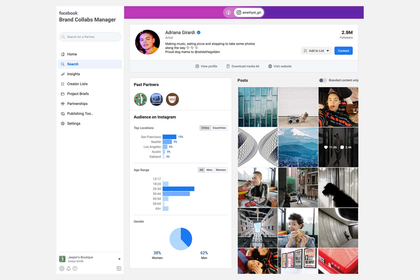 instagram-testing-dashboard-to-play-cupid-between-brands-and